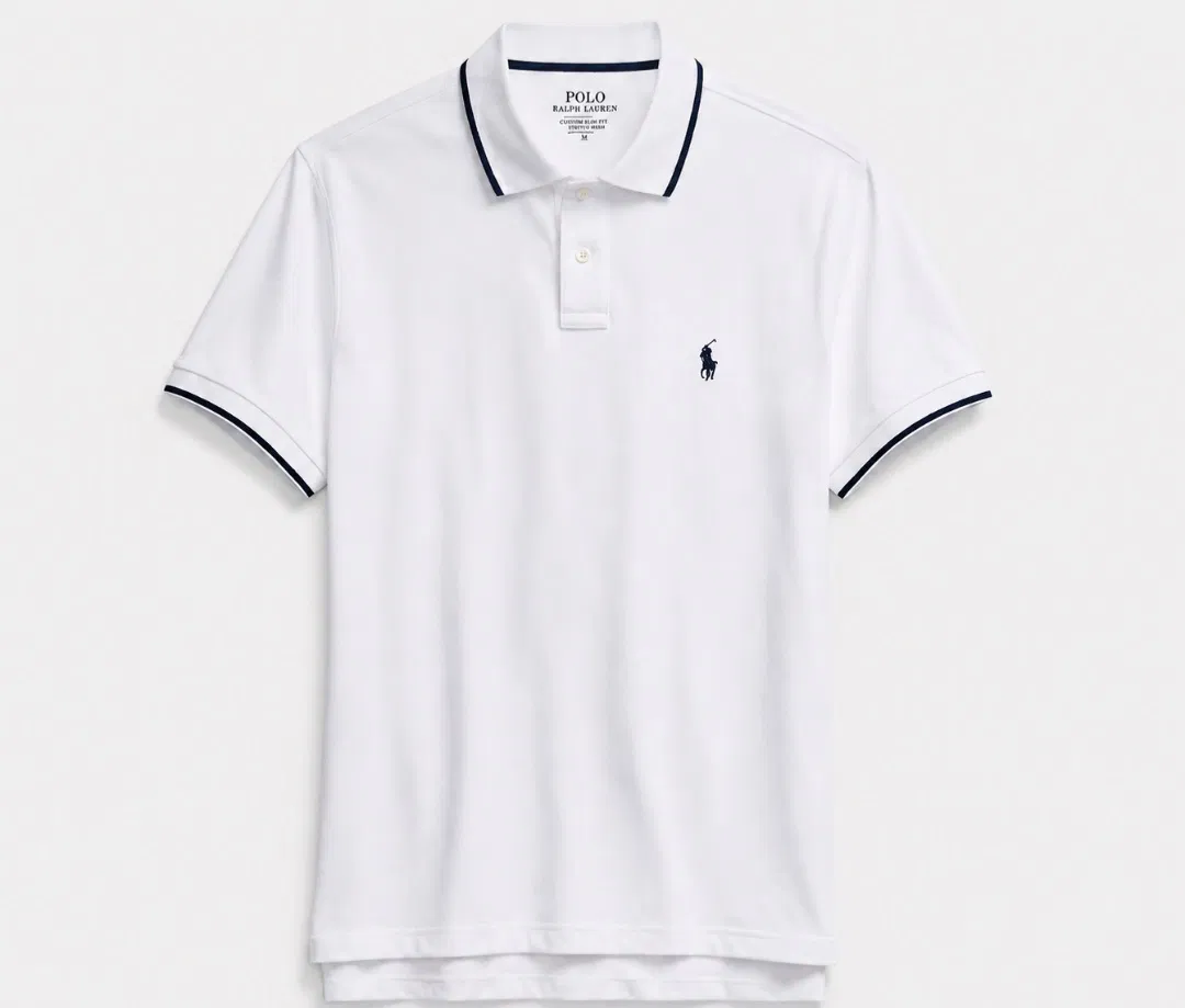 Azadi White polo shirt